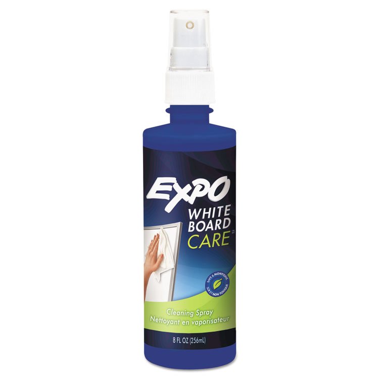 EXPO White Board CARE Dry Erase Surface Cleaner, 8 oz Spray Bottle (SAN81803A)