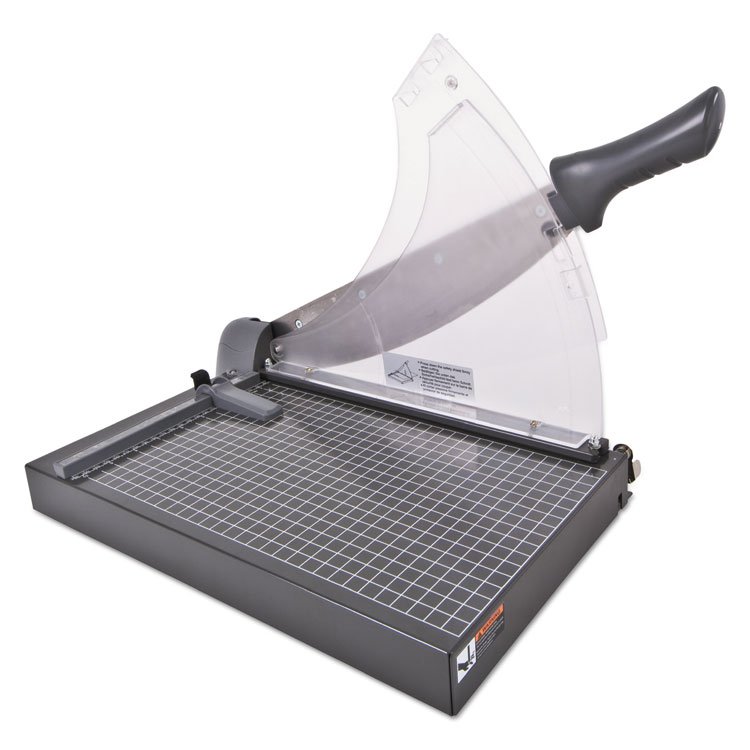 Swingline Heavy-Duty Low Force Guillotine Trimmer, 40 Sheets, 14" Cut Length, Metal Base, 10.5 x 17.5 (SWI98150)