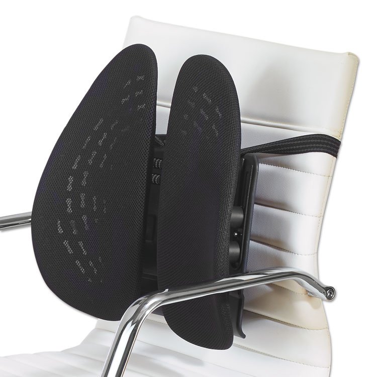 Kensington Conform Back Rest with SmartFit, 17.25 x 5.5 x 16, Black (KMW60412)