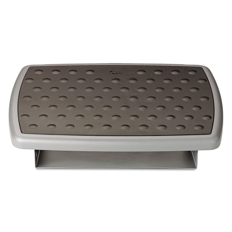 3M Adjustable Height/Tilt Footrest, Nonskid Platform, 18w x 13d x 4 to 4.75h, Charcoal Gray (MMMFR330)