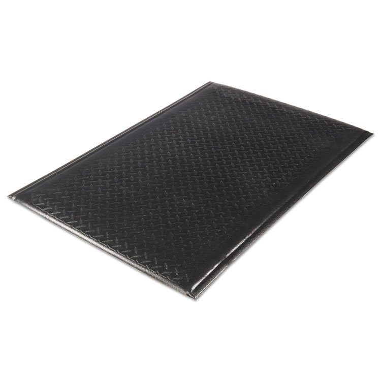 Guardian Soft Step Supreme Anti-Fatigue Floor Mat, 36 x 60, Black (MLL24030501DIAM)
