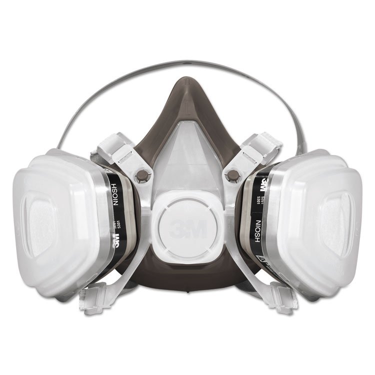 3M Half Facepiece Disposable Respirator Assembly, Large (MMM53P71)