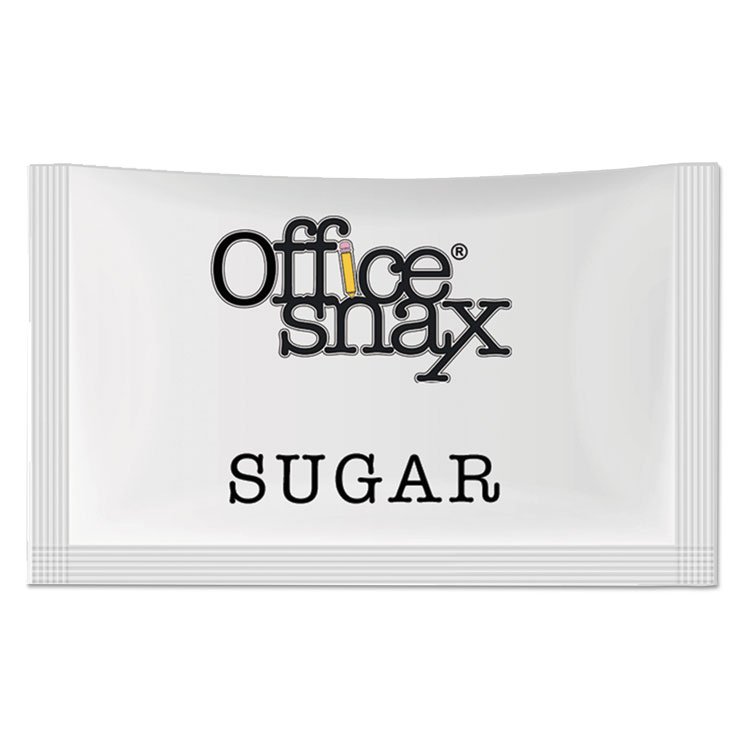 Office Snax Premeasured Single-Serve Sugar, 0.08 oz Packet, 1,200/Carton (OFX00021)