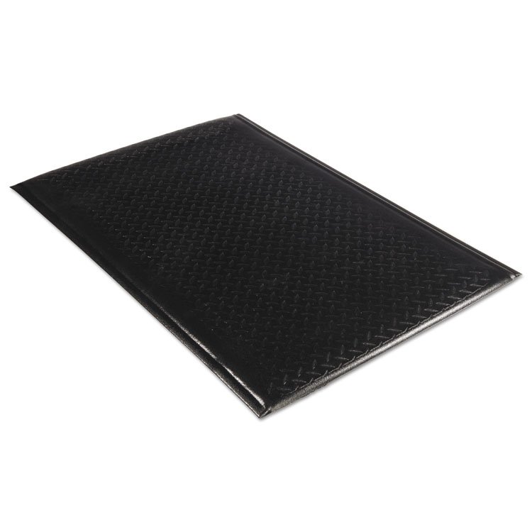 Guardian Soft Step Supreme Anti-Fatigue Floor Mat, 24 x 36, Black (MLL24020301DIAM)