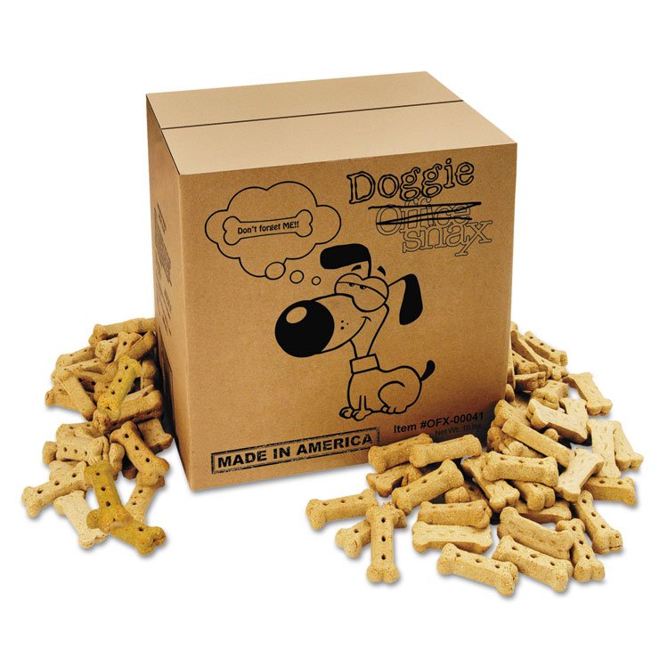 Office Snax Doggie Biscuits, 10 lb Box (OFX00041)