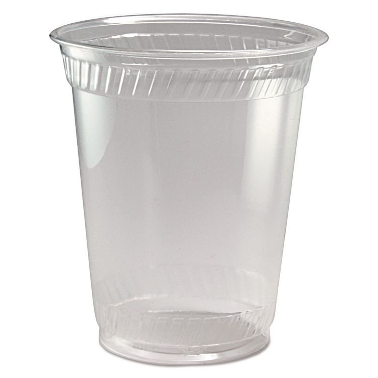 Fabri-Kal Kal-Clear PET Cold Drink Cups, Squat, 12 oz to 14 oz, Plastic, Clear, 50/Sleeve, 20 Sleeves/Carton (FABKC1214)