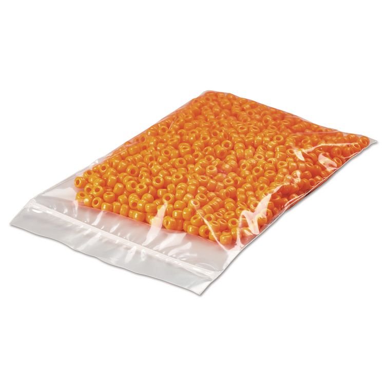 Universal Reclosable Poly Bags, Zipper-Style Closure, 2 mil, 5" x 8", Clear, 1,000/Carton (UNV2MZ58)