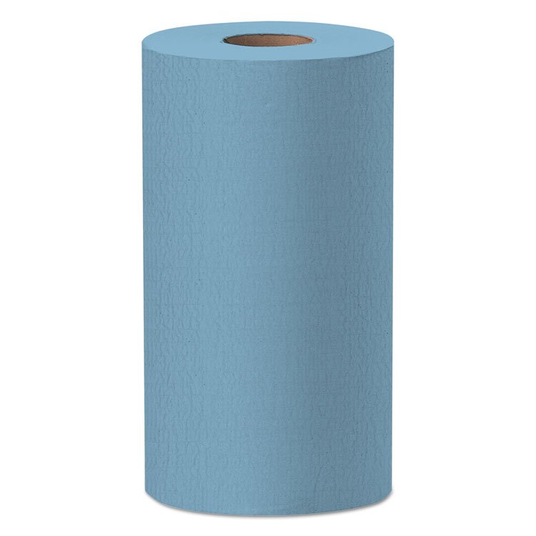 General General Clean X60 Cloths, Small Roll, 9.8 x 13.4, Blue, 130/Roll, 12 Rolls/Carton (KCC35411)