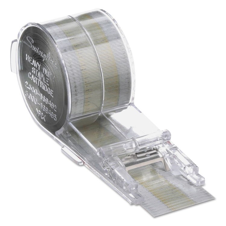 Swingline Cartridge Staples, 0.38" Leg, 0.5" Crown, Steel, 5,000/Box (SWI69495)