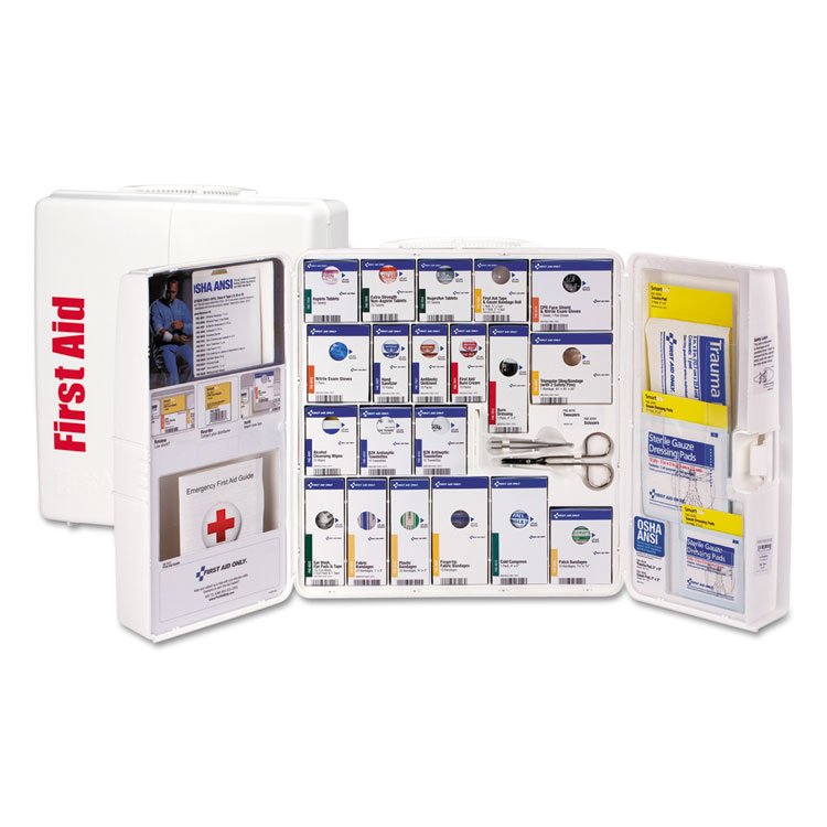 First Aid Only SmartCompliance General Business First Aid Station, 50 People, 241 Pieces (FAO90608021)