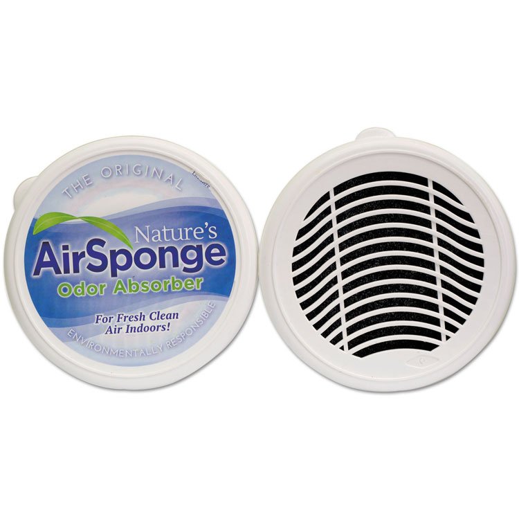 Nature's Air Sponge Odor Absorber, Neutral, 8 oz, Designer Cup, 24/Carton (DEL1011DP)