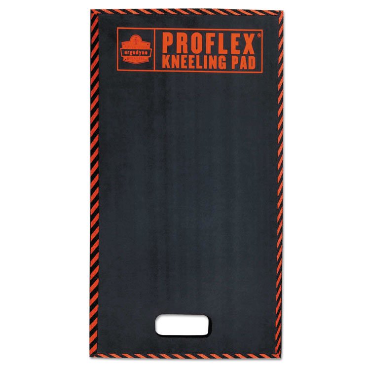 ergodyne ProFlex 385 Large Kneeling Pad, 16 x 28, Black/Orange (EGO18385)