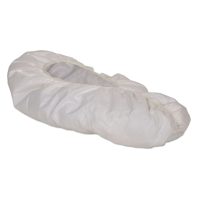 KleenGuard A40 Shoe Covers, One Size Fits All, White, 400/Carton (ANS44490)