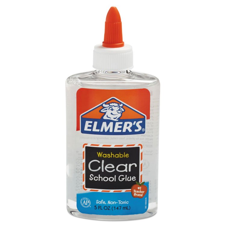 Elmer's Washable School Glue, 5 oz, Dries Clear (EPIE305)