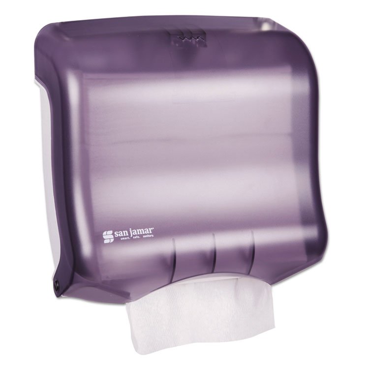 San Jamar Ultrafold Towel Dispenser, 11.5 x 6 x 11.5, Black Pearl (SJMT1750TBKRD)