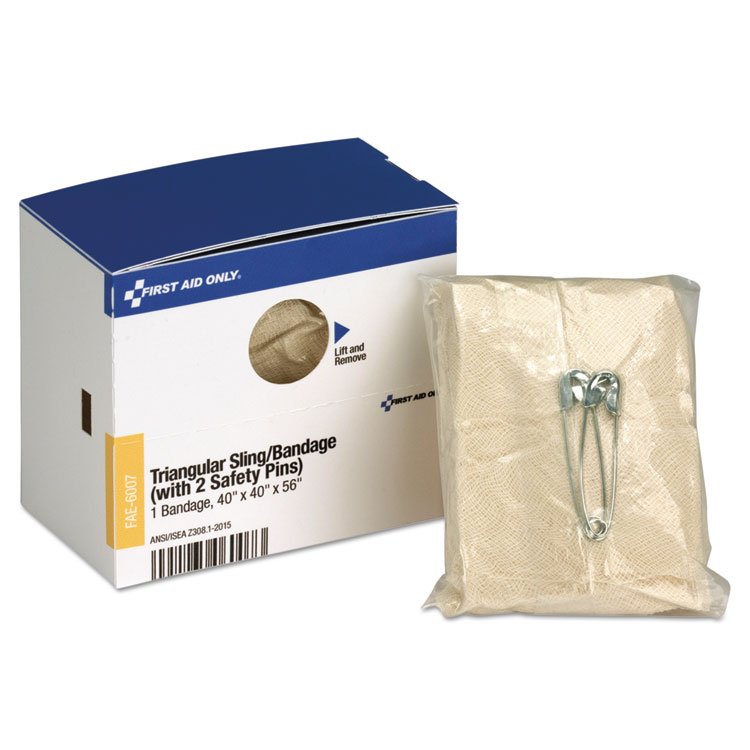First Aid Only SmartCompliance Triangular Sling/Bandage, 40 x 40 x 56 (FAOFAE6007)