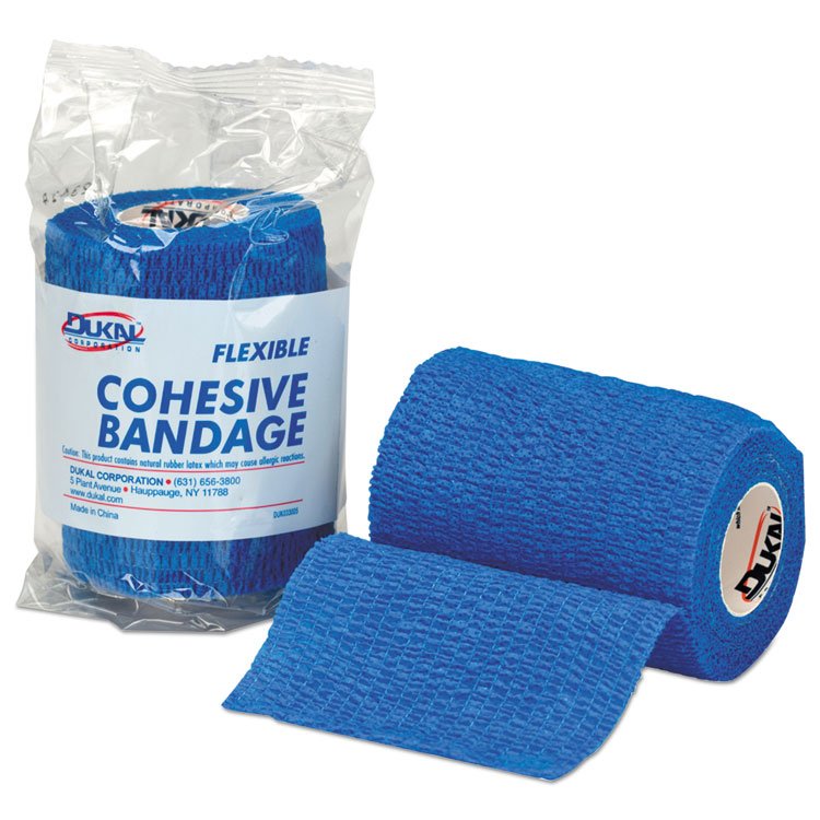First Aid Only First-Aid Refill Flexible Cohesive Bandage Wrap, 3" x 5 yd, Blue (FAO5933)