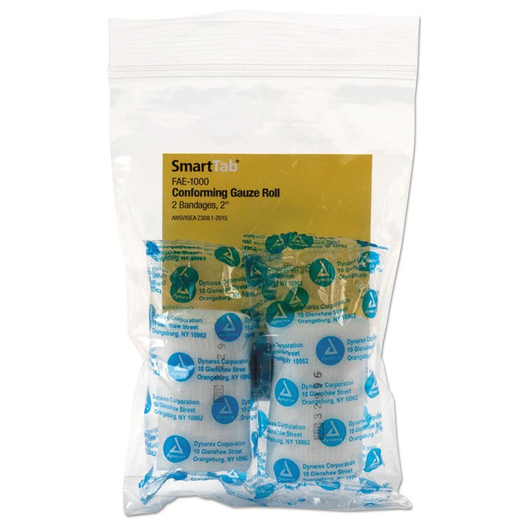 First Aid Only Refill for SmartCompliance General Business Cabinet, 2" Conforming Gauze Rolls, 2/Pack (FAOFAE1000)