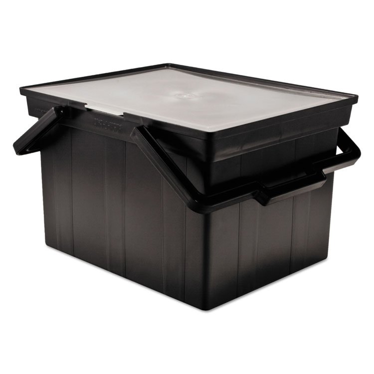 Advantus Companion Portable File, Letter/Legal Files, 17" x 14" x 11", Black (AVTTLF2B)