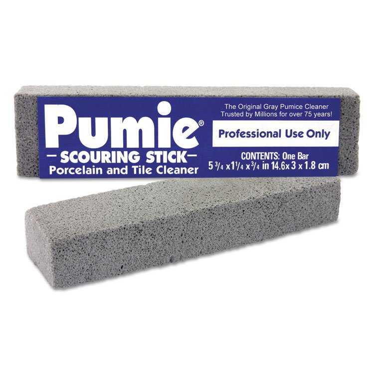 Pumie Scouring Stick, 5.75 x 1.25, Gray, Dozen (UPM12)