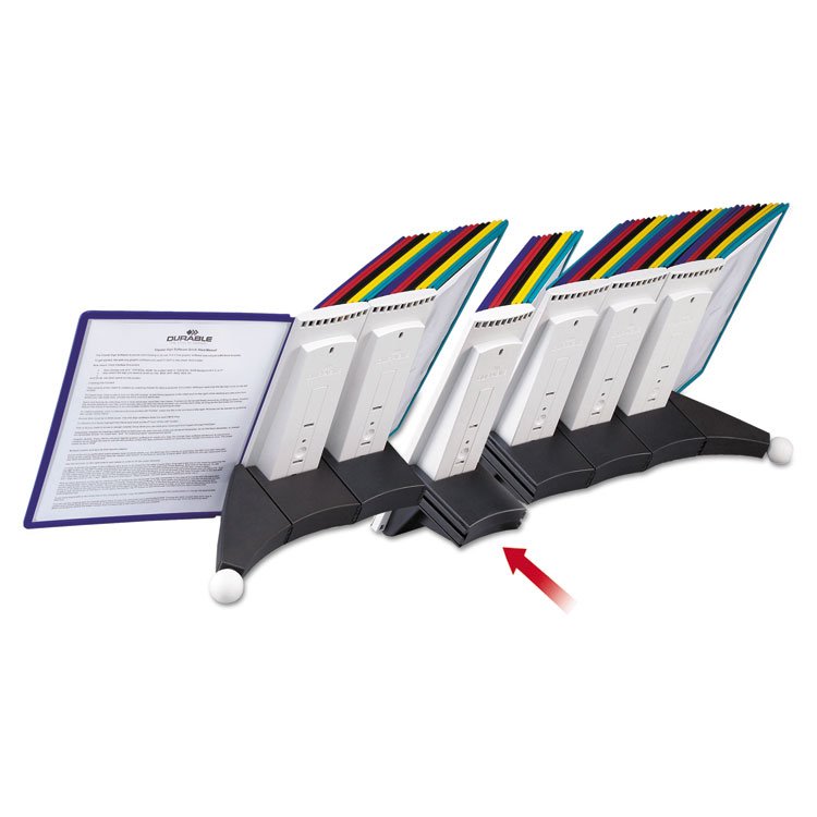 Durable SHERPA Reference System Extension Set, 10 Sleeves, Assorted Borders and Panels (DBL569800)
