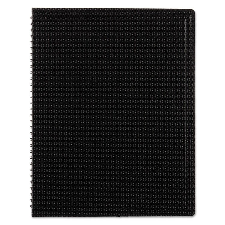 Blueline Duraflex Poly Notebook, 1-Subject, Medium/College Rule, Black Cover, (80) 11 x 8.5 Sheets (REDB4181)