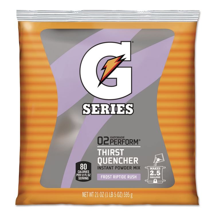 Gatorade Original Powdered Drink Mix, Riptide Rush, 21oz Packets, 32/Carton (GTD33673)