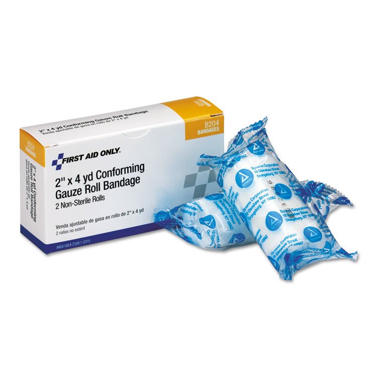First Aid Only 10 Person ANSI Class A Refill, 2" Conforming Gauze Bandage (FAOB204)
