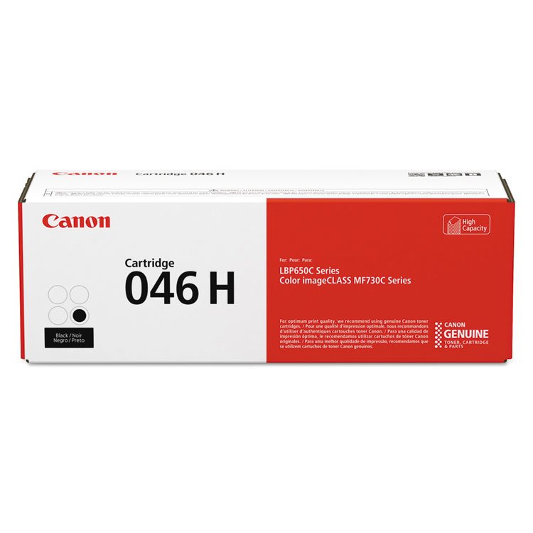 Canon 1254C001 (046) High-Yield Toner, 6,300 Page-Yield, Black (CNM1254C001)