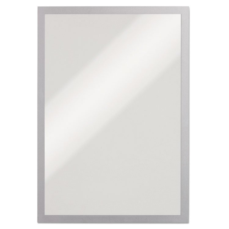 Durable DURAFRAME Sign Holder, 11 x 17, Silver, 2/Pack (DBL476923)