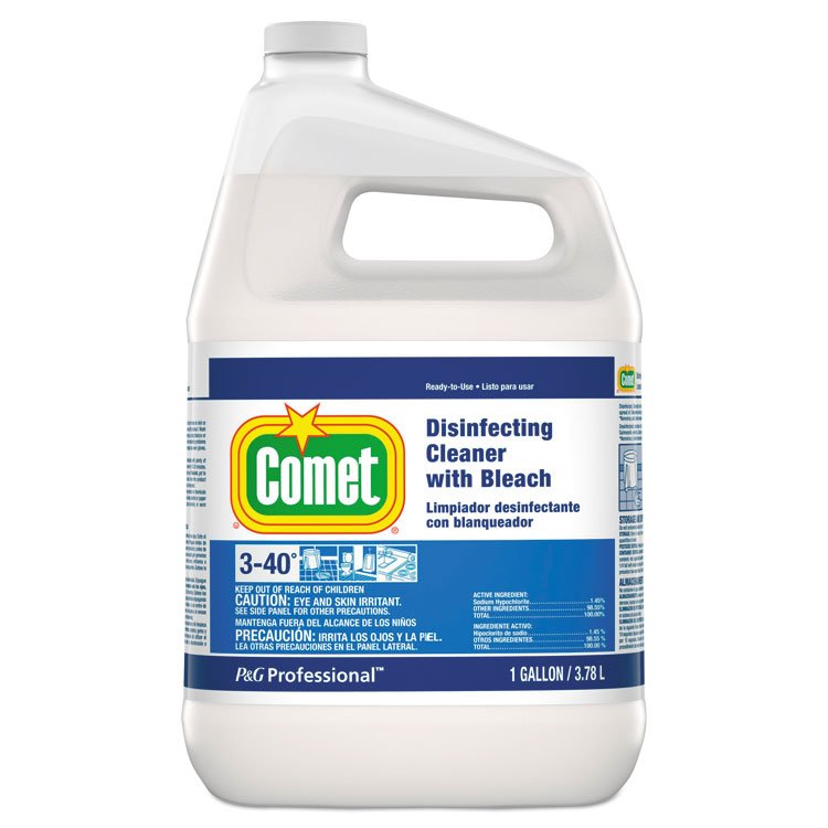Comet Disinfecting Cleaner with Bleach, 1 gal Bottle (PGC24651)