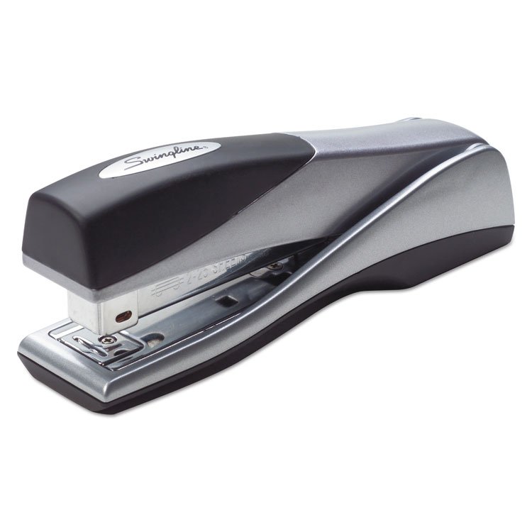 Swingline Optima Grip Full Strip Stapler, 25-Sheet Capacity, Silver (SWI87811)