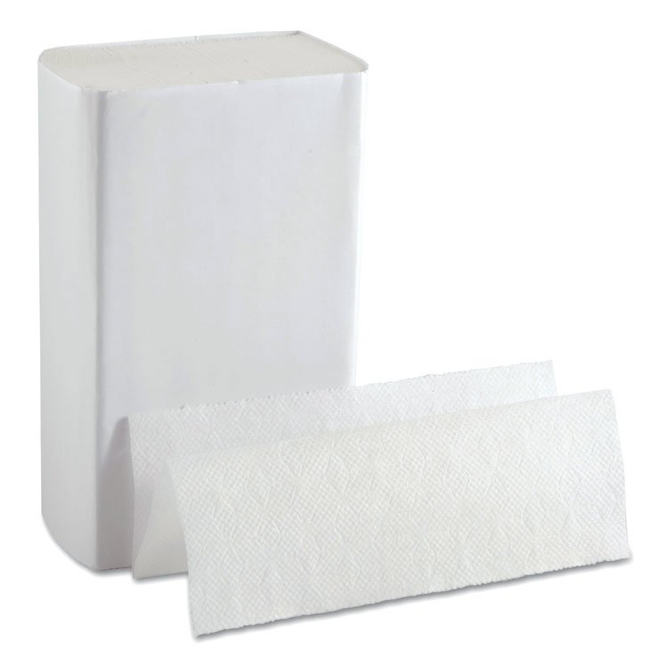 Georgia Pacific Professional Pacific Blue Ultra Folded Recycled Paper Towels, 1-Ply, 10.2 x 10.8, White, 220/Pack, 10 Packs/Carton (GPC33587)