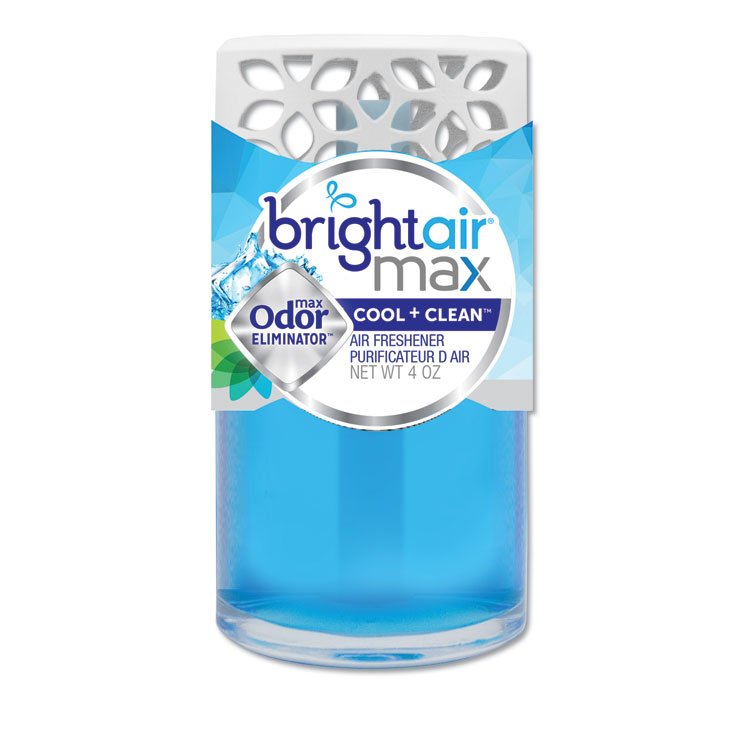 BRIGHT Air Max Scented Oil Air Freshener, Cool and Clean, 4 oz (BRI900439EA)