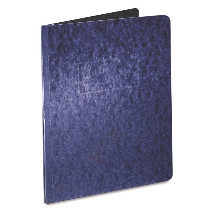 Oxford Heavyweight PressGuard and Pressboard Report Cover w/ Reinforced Side Hinge, 2-Prong Fastener, 3" Cap, 8.5 x 11, Dark Blue (OXF12902)