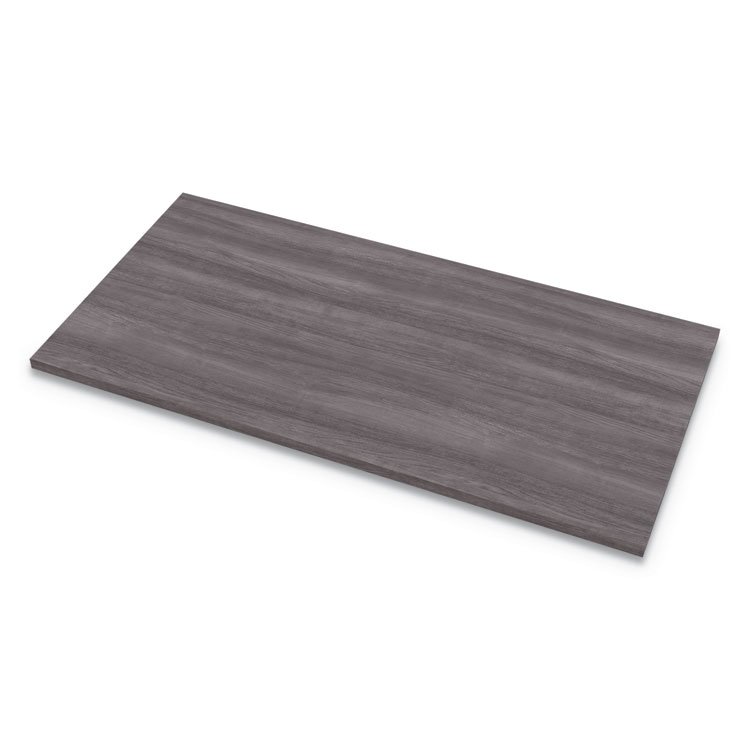 Fellowes Levado Laminate Table Top, 48" x 24", Gray Ash (FEL9650001)