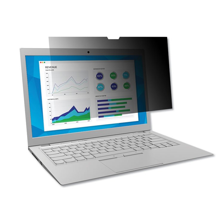 3M Frameless Blackout Privacy Filter for 13.3" Widescreen Laptop, 16:9 Aspect Ratio (MMMPF133W9B)