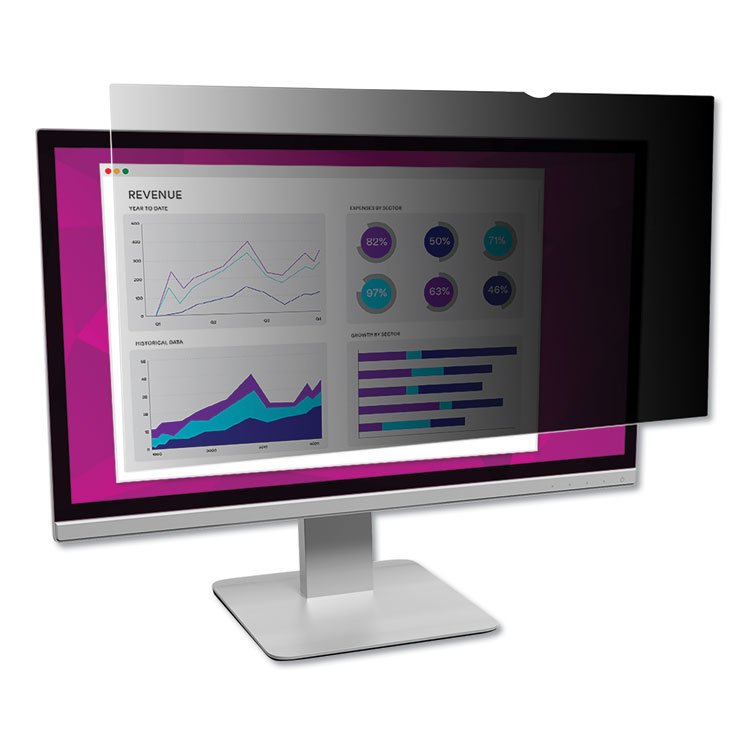 3M High Clarity Privacy Filter for 22" Widescreen Flat Panel Monitor, 16:10 Aspect Ratio (MMMHC220W1B)
