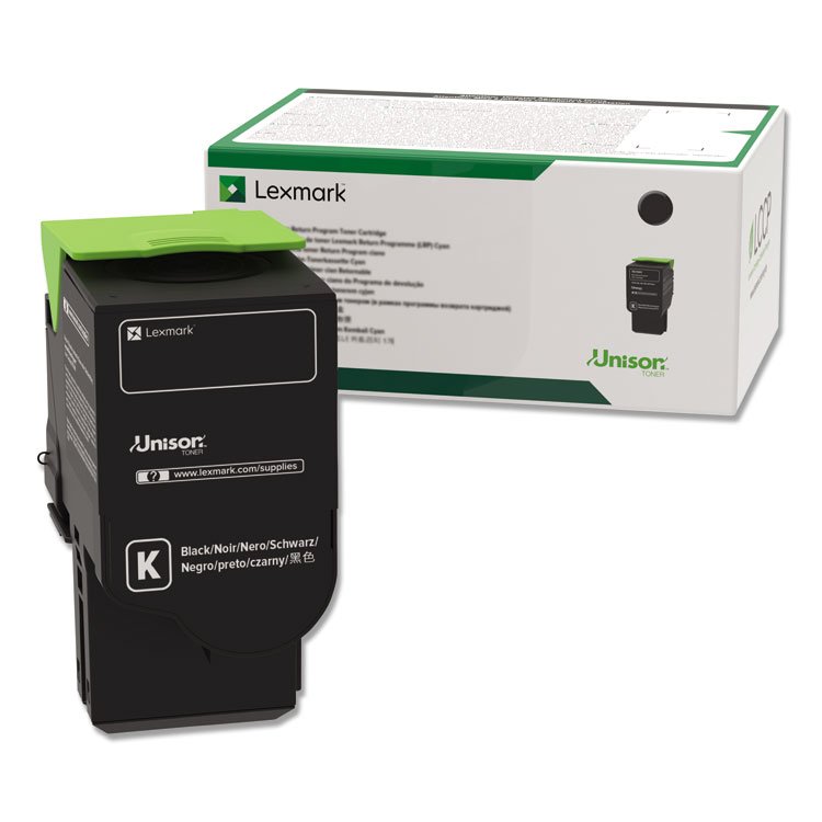 Lexmark 78C1UK0 Return Program Toner, 10,500 Page-Yield, Black (LEX78C1UK0)
