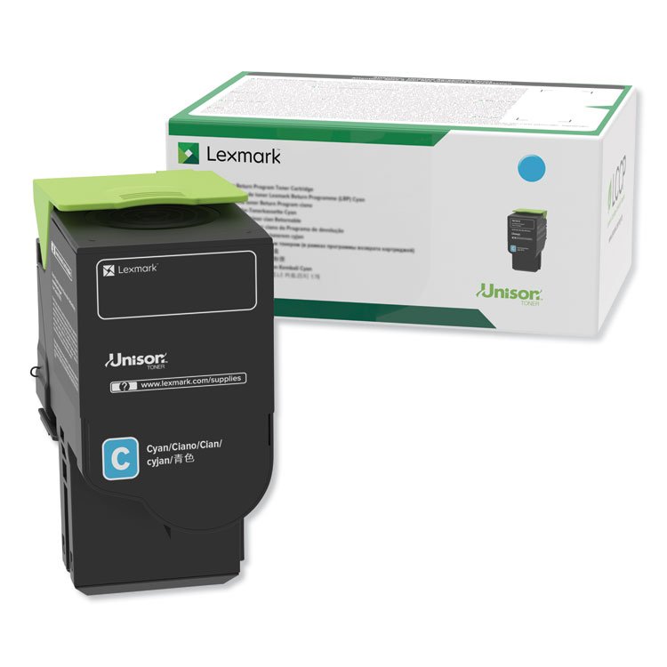 Lexmark 78C1XC0 Return Program Extra High-Yield Toner, 5,000 Page-Yield, Cyan (LEX78C1XC0)