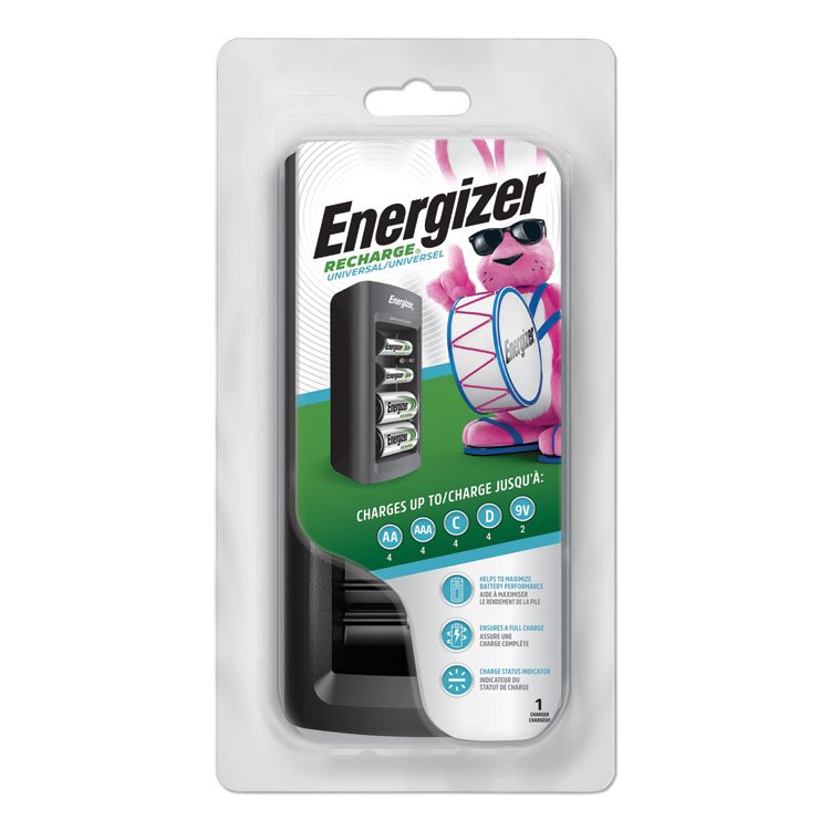 Energizer Family Battery Charger, Multiple Battery Sizes (EVECHFCB5)