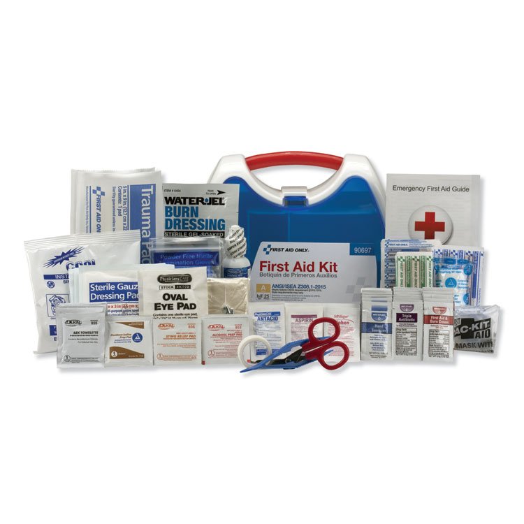 First Aid Only ReadyCare First Aid Kit for 25 People, ANSI A+, 139 Pieces, Plastic Case (FAO90697)