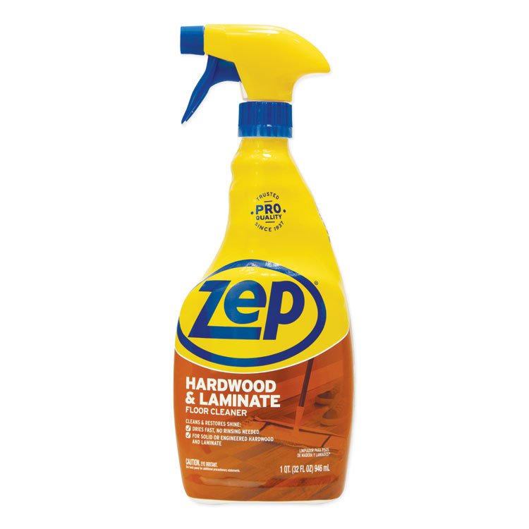 Zep Commercial Hardwood and Laminate Cleaner, 32 oz Spray Bottle (ZPEZUHLF32EA)