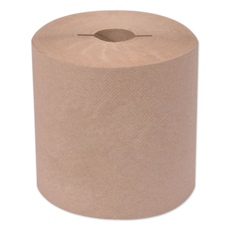 Tork Universal Hand Towel Roll, Notched, 1-Ply, 7.5" x 1,000 ft, Natural, 6 Rolls/Carton (TRK7171020)