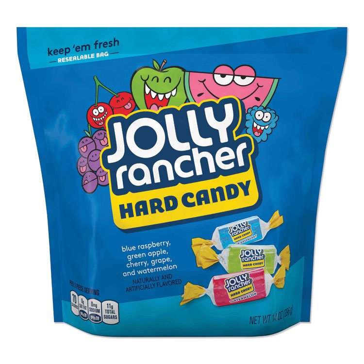 Jolly Rancher Original Hard Candy, Assorted, Individually Wrapped, 14 oz (JLRHEC55686)