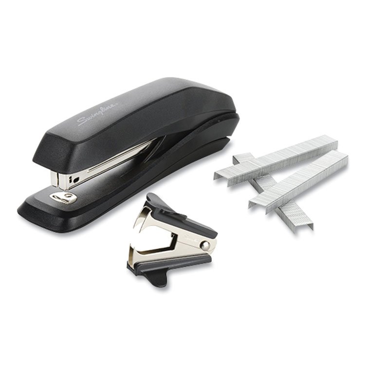 Swingline Standard Stapler Value Pack, 15-Sheet Capacity, Black (SWIS7054567CC)