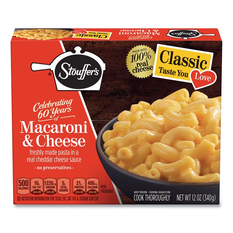 Stouffer's Classics Macaroni and Cheese Meal, 12 oz Box, 6 Boxes/Pack (GRR90300112)