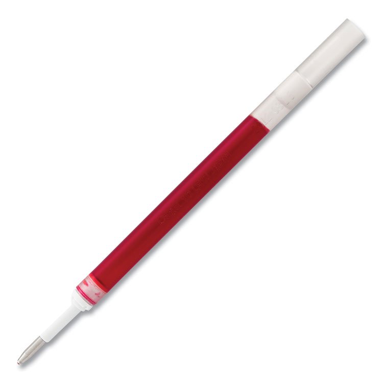 Pentel Refill for Pentel EnerGel Retractable Liquid Gel Pens, Bold Conical Tip, Red Ink (PENLR10B)