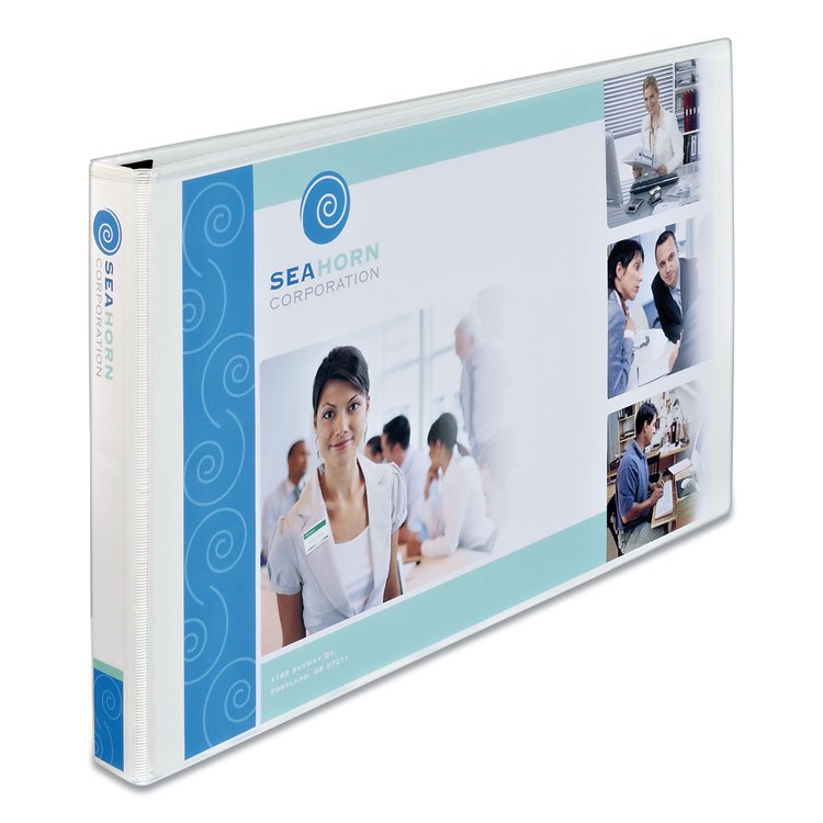 Avery Heavy-Duty View Binders, 3 Rings, 3" Capacity, 11 x 17, White (AVE72127)