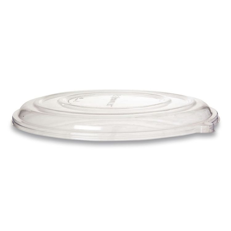 Eco-Products 100% Recycled Content Pizza Tray Lids, 14 x 14 x 0.2, Clear, Plastic, 50/Carton (ECOEPSCPTR14LID)